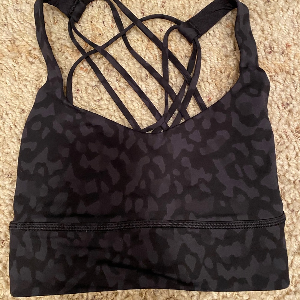 Free to be wild longline- camo lululemon